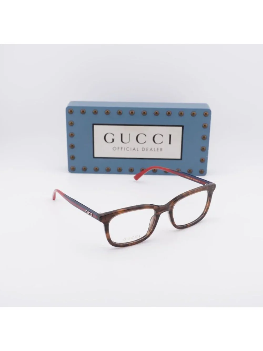 Gucci GG1928O 003 Square Eyeglasses – Havana 53mm